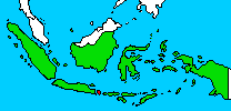 small map of Southeast Asia with Bali marked