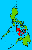 small map of Visayas