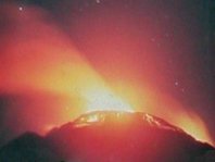 Soputan volcano eruption 2000
