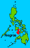 small map of Negros - kleine Karte Negros
